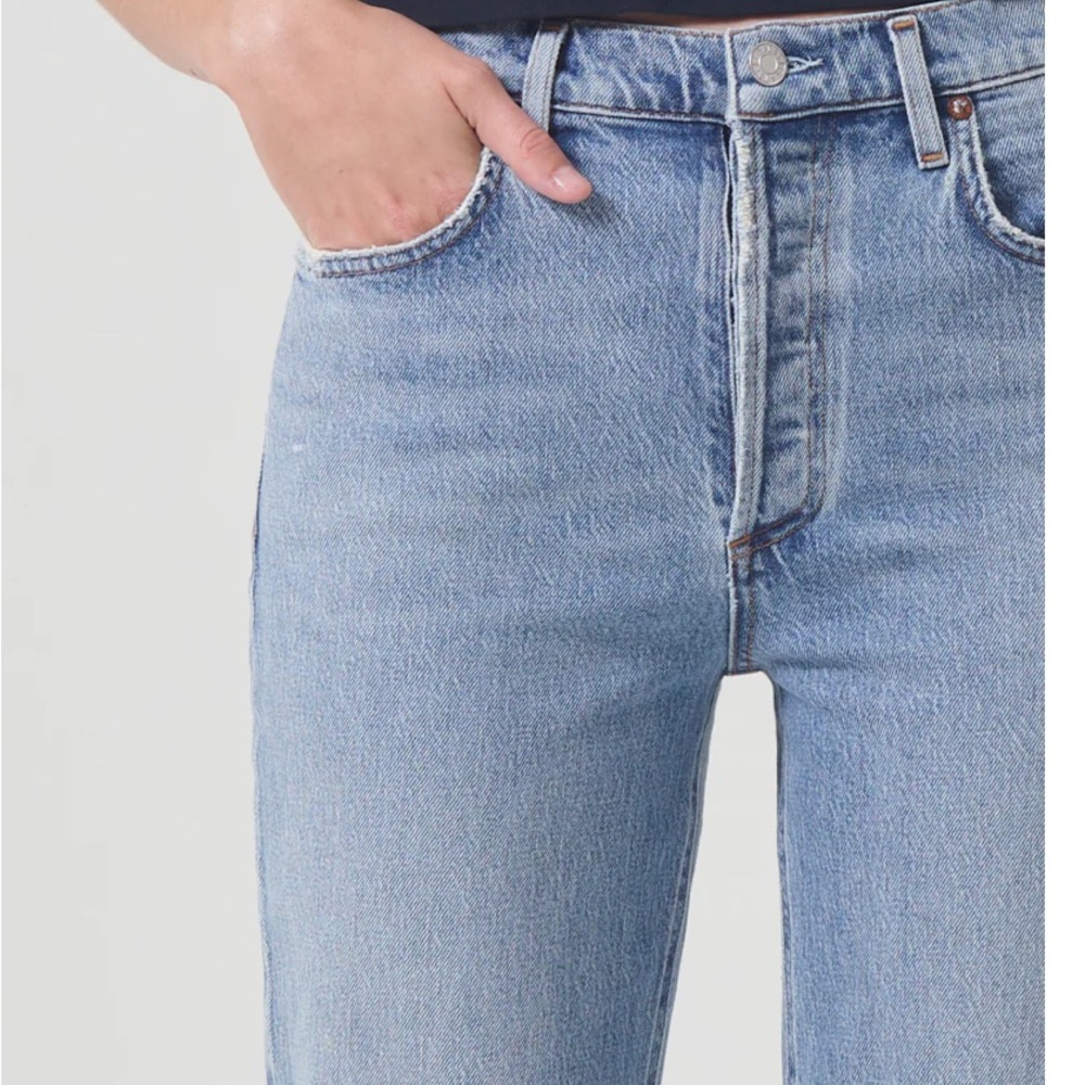 Agolde straight cropped jeans